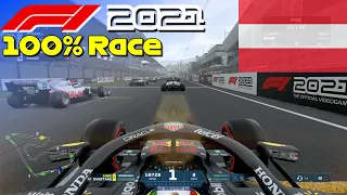 F1 2021 - Let's Make Pérez World Champion #8: 100% Race Austria | PS5