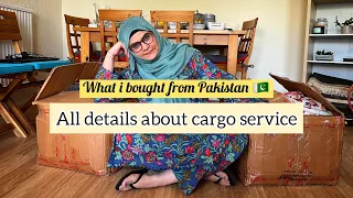 My air cargo experience from Pakistan to UK | Shopping haul from Pakistan 🇵🇰