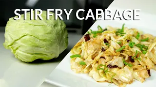 Stir Fry Cabbage Recipe - Very Easy & Incredibly Tasty