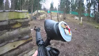 Пейнтбол для новичков с GoPro / Play paintball with newcomers with GoPro