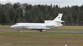 RAAF Dassault Falcon 7X Departing Canberra 30 Apr 2024