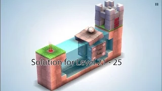 Mekorama Solution Guide for Level 21 - 25 Walkthrough