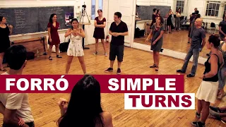 Forró Turn Variations (Connection & Creativity class excerpt) in New York - Milena Morais & Rafael