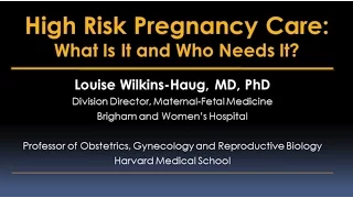 Maternal-Fetal Medicine Video - Brigham and Women's Hospital