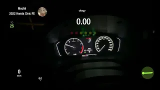 2022 11th Gen Honda Civic FE CVT 0-100 km/h & 1/4 mile test