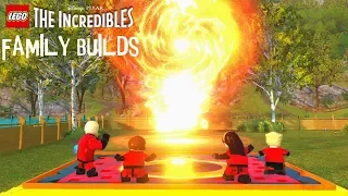 LEGO The Incredibles Family Builds