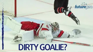S6:E2 DIRTY GOALIE? | THE DIVING POKE CHECK | 3 DRILLS TO BECOME A BETTER GOALIE