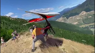 Elevator launch hanggliding