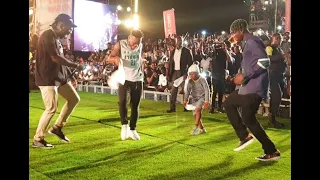 Dancing Competition! Watch How This Small Boy Won Burna Boy, Poco lee, Zlatan With His Leg Work