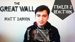 The Great Wall Trailer Reaction - Matt Damon