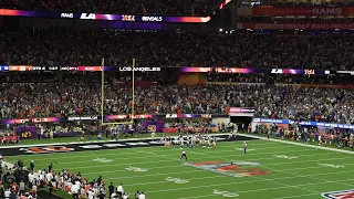 Super Bowl LVI LA Rams Final Touchdown & Field Goal