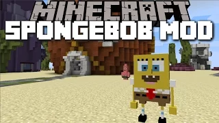 Minecraft SPONGEBOB SQUAREPANTS MOD / PLAY WITH PATRICK AND SQUIDWARD AND FIGHT PLANKTON!! Minecraft