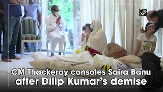 CM Thackeray consoles Saira Banu after Dilip Kumar’s demise