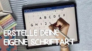 Wie du deine eigene SCHRIFTART erstellst! - personal Font | ftmaddi