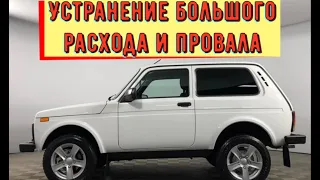 ✅ Нива. Устранение большого расхода топлива, нестабильных оборотов ХХ и провала на старте.