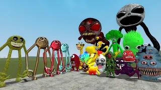NEW ROBLOX INNYUME SMILEY STYLIZED ALL COLORS VS GARTEN OF BANBAN FAMILY in Garry's Mod!