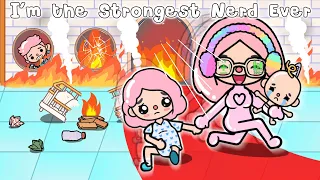 I’m The Strongest Nerd Ever 🥰Toca Life Story Toca Boca