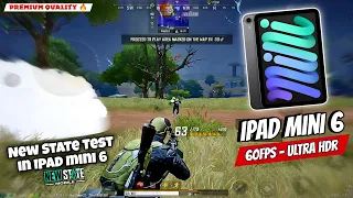 iPad mini 6 Pubg New State Test 4 finger 😍 60fps / Ultra HDR Test iPad mini 6