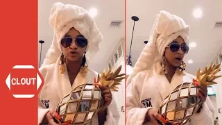 Cardi B Gives AMA Acceptance Speech From Her Home!