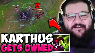 PINK WARD MAKES THE ENEMY KARTHUS HATE HIS LIFE!! (THIS IS BULLYING)