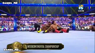Big E vs Shinsuke Nakamura Campeonato Intercontinental - WWE Smackdown 12/02/21 Español latino