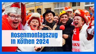 Rosenmontagszug 2024 in Köthen