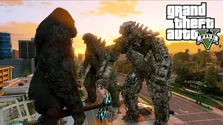 King Kong Godzilla vs Mechagodzilla GTA V Mods