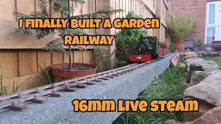 I finally built myself a garden railway