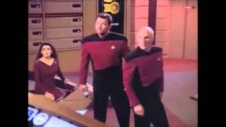 Star Trek TNG Worf vs Picard custody scenes