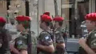 Greek Soldiers in Paris for Bastile Day