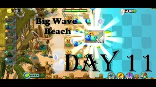 Bowling Bulb - Big Wave Beach-Day 11 - Plants vs Zombies 2