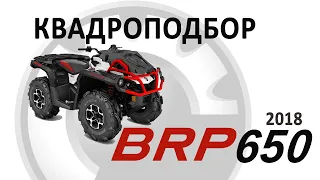 Квадроподбор BRP 650 2018. Диагностируем перед покупкой.