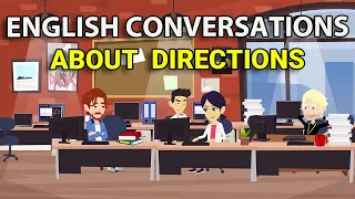 Asking & Giving Directions - English Conversation Dialogues - Beginner Intermediate Level