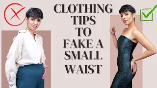 How to style your outfits to fake a smaller waist if you have a wide waist