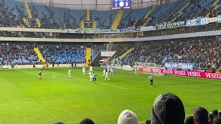 Adana Demirspor-Karagümrük, TRİBÜN ÇEKİMİ Yunus Akgün’ün şutu ve VAR’dan dönen gol