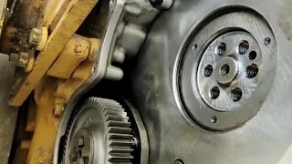 Cat C18 engine how to adjust  camshaft gear timming.