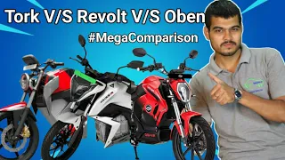 कौन सी खरीदे ? Kratos R vs Revolt Rv400  vs  Oben Rorr Electric Bikes 2022। Comparison। EvHindi