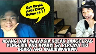 DIA GA PERCAYA KALO ITU SUARA ASLI  AKU ...BAWAIN LAGU RUMAH SINGGAH DAN ISABELA DI SERVER MALAYSIA.