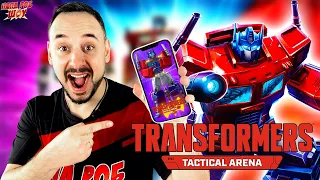 ПАПА РОБ ИГРАЕТ В ТРАНСФОРМЕРЫ! TRANSFORMERS - TACTICAL ARENA - АВТОБОТЫ VS ДЕСЕПТИКОНЫ!