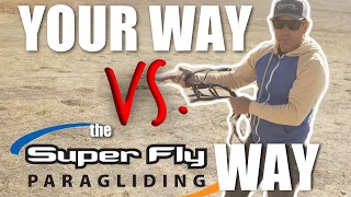 Hand kiting: your way vs the super fly way