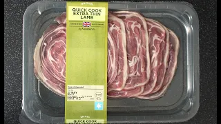 Sainsbury's ~QUICK COOK EXTRA THIN LAMB~ || £3 || 200g || Breast of Lamb