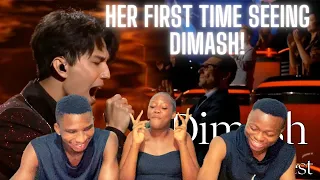 HER FIRST TIME EVER REACTING TO Dimash KUDIABERGEN Performs S.O.S  on The World's Best HD