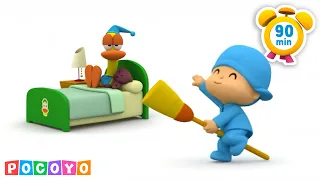 🛁 Aprenda hábitos saudáveis com o Pocoyo e o Pato! 😴 | [ 90 min ] | DESENHOS ANIMADOS para crianças