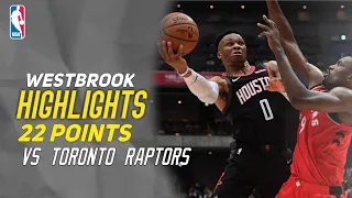 Russell WestBrook Full Highlights Vs Toronto Raptors - 22 Points -  10/10/2019