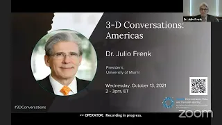 3-D Conversation: Julio Frenk