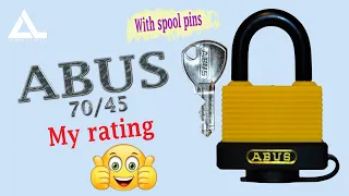 #433 Abus 70/45 All weather padlock that packs a punch