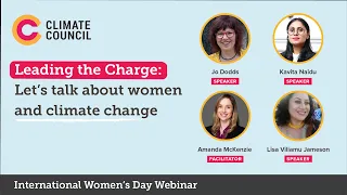 Leading the Charge - IWD 2022  Climate Council