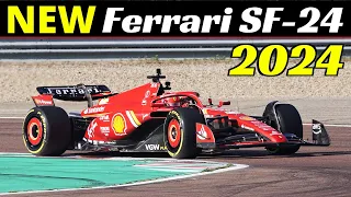 NEW Ferrari SF-24 F1 Car Unveiling - First Time at Fiorano! - Leclerc & Sainz - February 13th, 2024