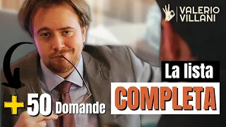 Colloquio di lavoro DOMANDE E RISPOSTE: 50 domande che riceverai SEMPRE e come rispondere (2023)