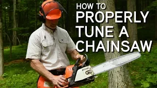 How To Tune A Chainsaw | Adjusting The Carburetor